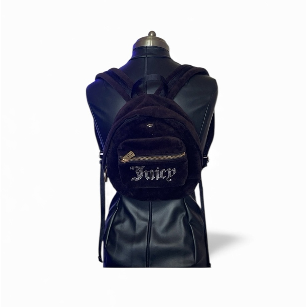 Juicy Couture Black Backpack Sleek Modern Design